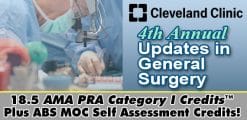 Cleveland Clinic’s 4th Annual Updates in General Surgery 2022