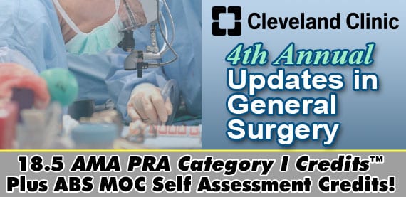 Cleveland Clinic’s 4th Annual Updates in General Surgery 2022